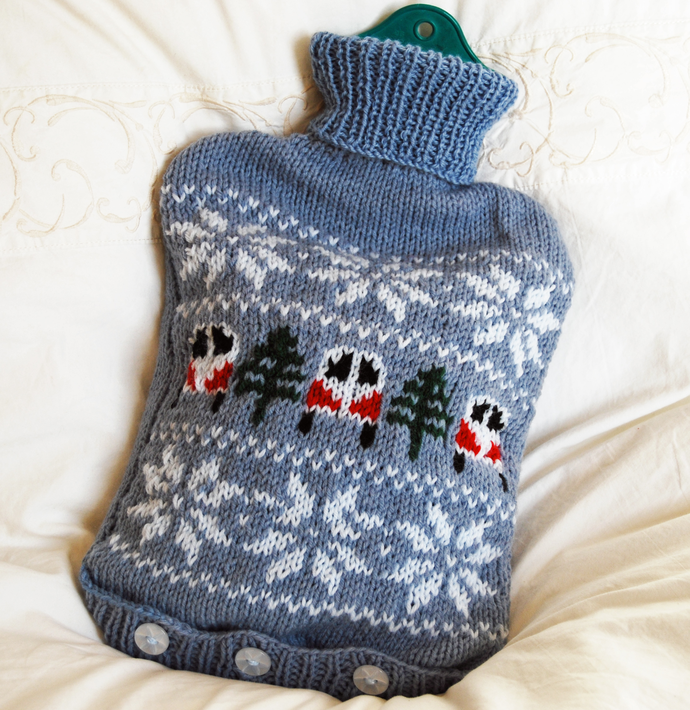 Campervan Hot Water Bottle PDF Knitting Pattern