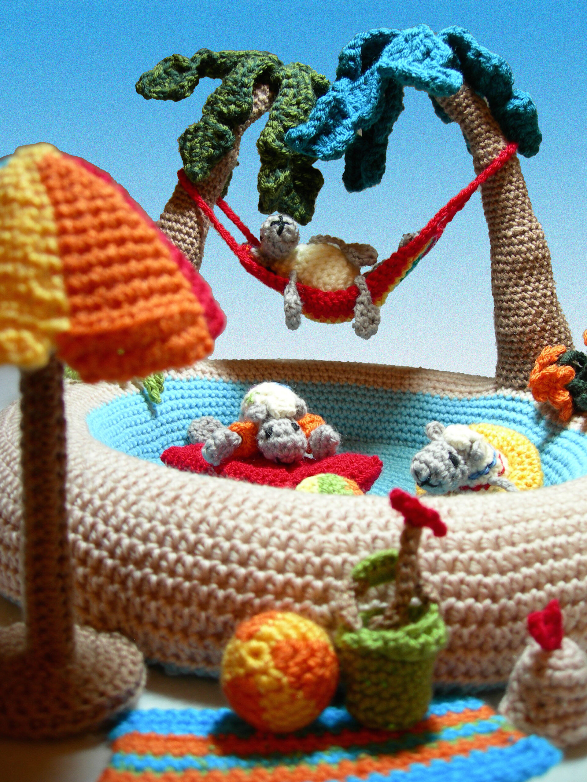 Sheep Dip Island Resort – crocheted happy place!