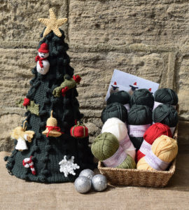 Crochet a gorgeous Merino Christmas Tree with TBRamsden's CAL