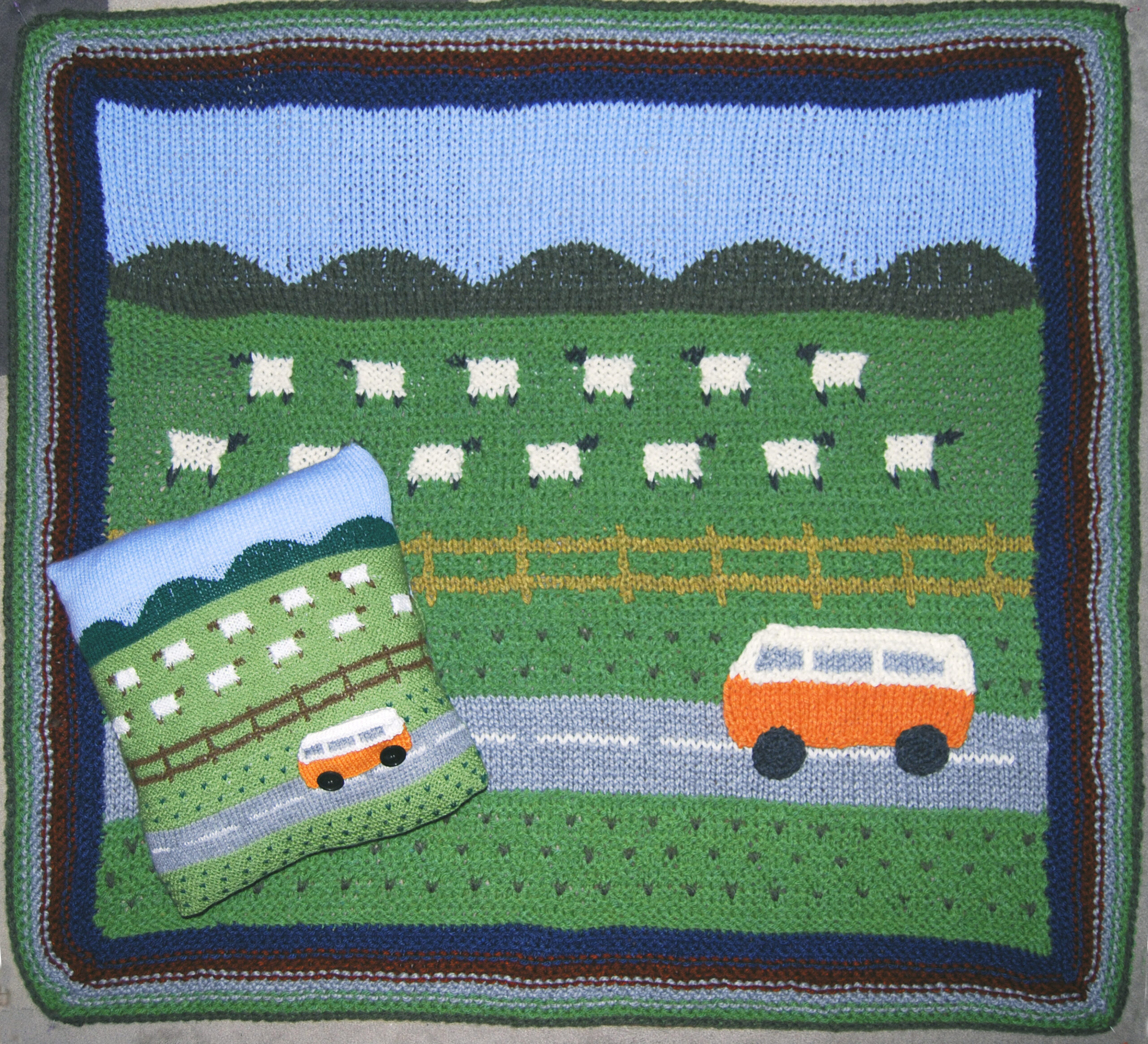 Campervan Travels Cushion goes supersize!